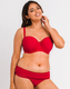 First Class High Waist Bikini Swim Bottom in Red FINAL SALE (25% Off)