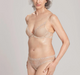 Feathers Contour Plunge Bra in Café