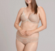 Feathers Contour Plunge Bra in Café
