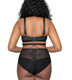Unzipped Plunge Bra in Black