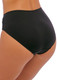 Versailles Deep Gathered Control Swim Bottom in Black