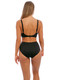 Versailles Deep Gathered Control Swim Bottom in Black