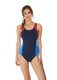 Freestyle One Piece Swimsuit in Astral Navy
