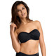 Versailles Padded Bandeau Bikini Swim Top in Black