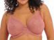Priya Underwire Plunge Bra in Rose Gold