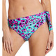 Getaway Fold Over Tie Brief Swim Bottom in Aquaburst FINAL SALE NORMALLY $39.99