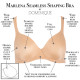 Marlena Underwire Silky Seamless Bra in Black