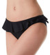 Splash Frill Brief Swim Bottom in Black FINAL SALE (50% Off)