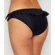 Splash Frill Brief Swim Bottom in Black FINAL SALE (50% Off)
