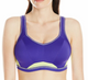 Epic Underwire Crop Top Sports Bra in Indigo FINAL SALE (50% Off)