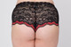 Magic Dance High Waisted Brief Black with Red