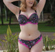 Vegas Balcony Bra in Black Print FINAL SALE (75% Off)