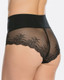 Undie-tectable® Lace Hi-Hipster Panty in Very Black