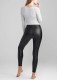 Faux Leather Shaping Leggings
