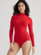 Madelyn Mock Neck Shaping Full Back Bodysuit
