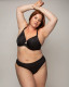 Silky Smooth Micro Unlined Bra in Black Hue
