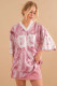 Classic American Football Jersey Construction Top in Pink *FINAL SALE* (75% Off)