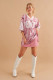 Classic American Football Jersey Construction Top in Pink *FINAL SALE* (75% Off)