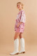 Classic American Football Jersey Construction Top in Pink *FINAL SALE* (75% Off)