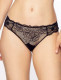 Sublime en Dentelle Italian Bikini Panty in Black
