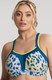 Non-Padded Sports Bra in Lime Animal FINAL SALE (20% Off)