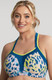 Non-Padded Sports Bra in Lime Animal FINAL SALE (20% Off)