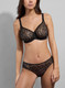 Léïa Seamless Full Cup Bra in Noir