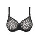 Leia Seamless Full Cup Bra in Noir