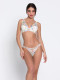Baisers Legers Demi Cup Padded Bra in Bleus Legers
