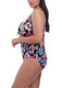 Electroflower Adjustable Molded Swimsuit in Black