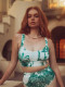 Bamboo Lounge Bralette in Palm Toile