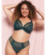 Flare Full Plunge Side Support Multiway Bra in Emerald Sparkle