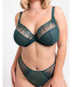 Flare Full Plunge Side Support Multiway Bra in Emerald Sparkle