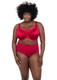 Keira Underwire Full Cup Bra in Crimson