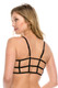 One Size Square Cageback Bralette in Black FINAL SALE NORMALLY $16