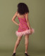 Sateen Mini Slip in Shells/Pink