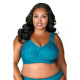 Jacquard Softcup Bra in Emerald Green