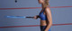 Air Control Delta Pad Sports Bra in Atlantic