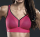 Air Control Delta Pad Sports Bra in Pink/Anthracite