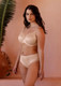 Demure Molded Non Padded Bra Natural Beige
