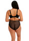 Lucie Underwire Stretch Plunge Bra in Black