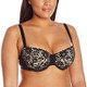 Vixen Padded Balcony Bra in Black/Almond FINAL SALE NORMALLY $60