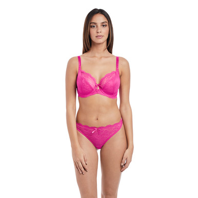 Freya Fancies Underwire Plunge Bra in Orchid (ORD) FINAL SALE NORMALLY $55  - Busted Bra Shop
