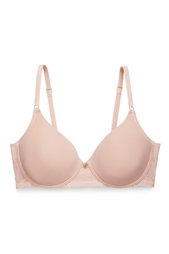 Natori Bliss Perfection Contour Underwire Bra in Rose Beige - Busted Bra  Shop