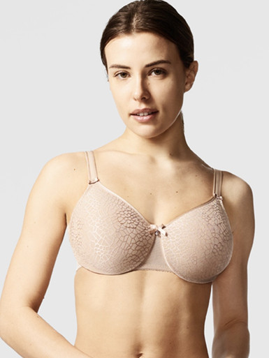 Chantelle NUDE ROSE Bare Essential Unlined Minimizer Bra, US 36F