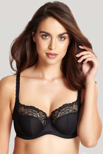 Panache Jasmine Balconnet Bra in Black - Busted Bra Shop