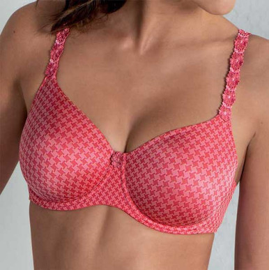 RosaFaia Josephine Womens Padded Contour Underwired Bra, 32G, Pearl Rose -  An Intimate Affaire