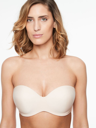 Chantelle Absolute Invisible Smooth Strapless Bra in Nude Blush