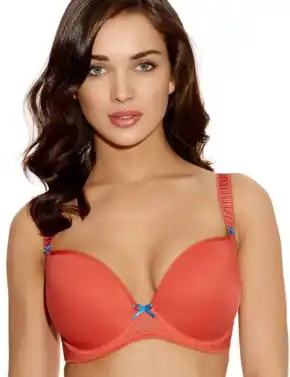 Freya Deco Vibe Underwire Molded Plunge Bra in Watermelon (WAN) FINAL SALE  NORMALLY $69