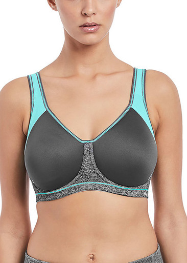 Freya Sonic Underwire Moulded Spacer Sports Bra in Carbon (CON) - Busted Bra  Shop